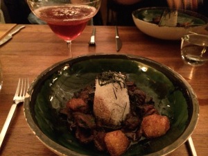 Banyan Orange Beef...and a Cosmo, of course.