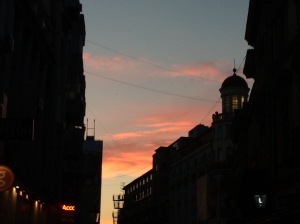 Bucharest_sunset