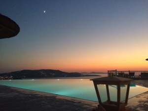 Mykonos_Sunset and Pool
